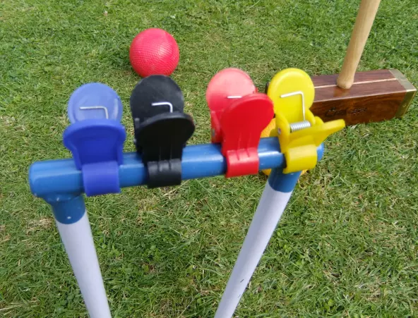 Picture of Croquet clips first colours